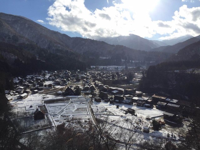 白川郷　雪　冬　2016